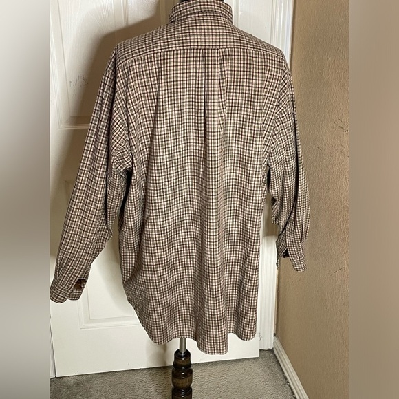 Vintage Abercrombie & Fitch Brown /Orange Check  XL  shirt​​​​​​​​​​​ - Picture 2 of 7